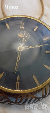 Немски стенен бронзов часовник , снимка 7 - Антикварни и старинни предмети - 53061608