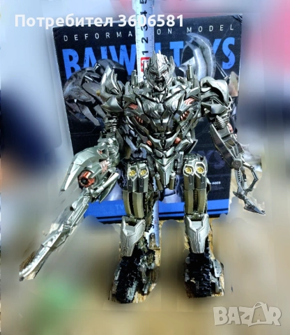 Трансформиращ се модел на Мегатрон/Megatron и Оптимус Прайм/Optimus Prime от Трансформърс, снимка 3 - Коли, камиони, мотори, писти - 49536220