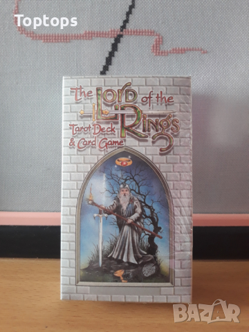 Таро карти: Lord of the Rings Tarot, 7x12 см с хартиена книжка