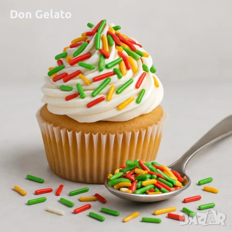 Шарени захарни спагети за украса – Maxi Stix микс, снимка 2 - Други - 51268451