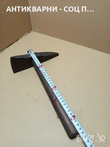 Соц Стар Ръчно Кован Каменоделски Чук Тегло 1.300кг., снимка 10 - Антикварни и старинни предмети - 50436420