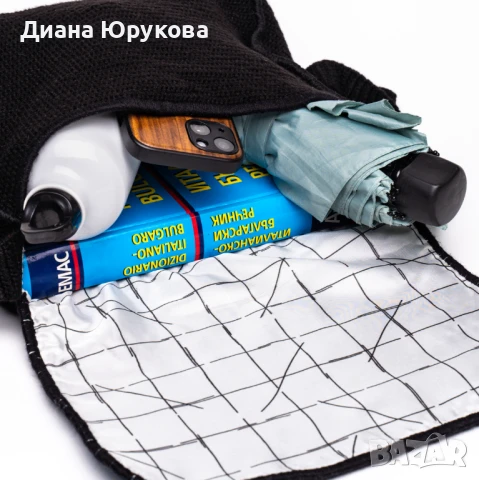 Дамска плетена чанта, снимка 5 - Чанти - 51175722