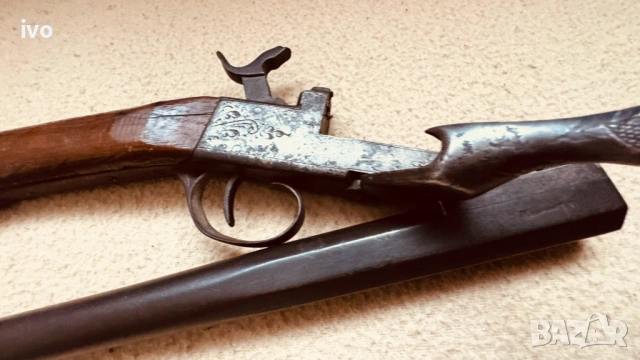 Стара щифтова Френска пушка, снимка 8 - Антикварни и старинни предмети - 53649514