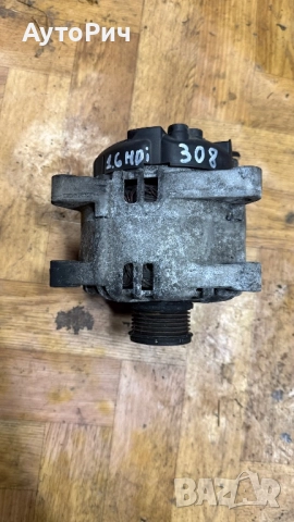 Алтернатор Динамо Peugeot 308 1.6HDi 90к.с. 2010г. / Пежо 308, снимка 2 - Части - 51891106