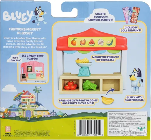 Намалени! Оригинални Блуи Фермерски пазар - фигурка с аксесоари/ Bluey, снимка 5 - Фигурки - 49385985