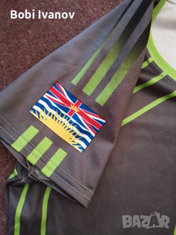 Тениска adidas сива щампована размер M, снимка 5 - Тениски - 42034909