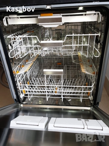 LED Wi-Fi Черно Инокс Miele Auto Open Съдомиялна - Частично Вграждане, снимка 7 - Съдомиялни - 52888342