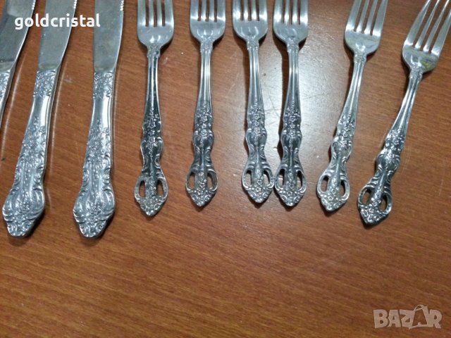 Немски прибори за десерт , снимка 4 - Антикварни и старинни предмети - 41085755