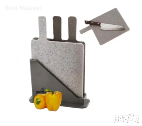 Дъски за рязане 3бр. Bohmann BH 02-527, 23.5x20x0.55см., Пластмаса, снимка 5 - Други - 49455918