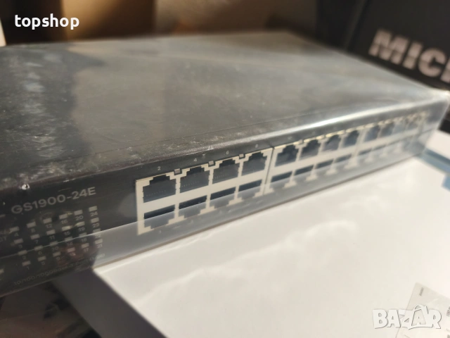 Zyxel GS1900-24E – 24-портов Гигабитов Smart Managed Суич (Безвентилаторен) ​, снимка 9 - Суичове - 53558966