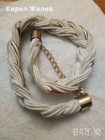 Колие с дитайли от златист метал 52841, снимка 4 - Колиета, медальони, синджири - 52867884