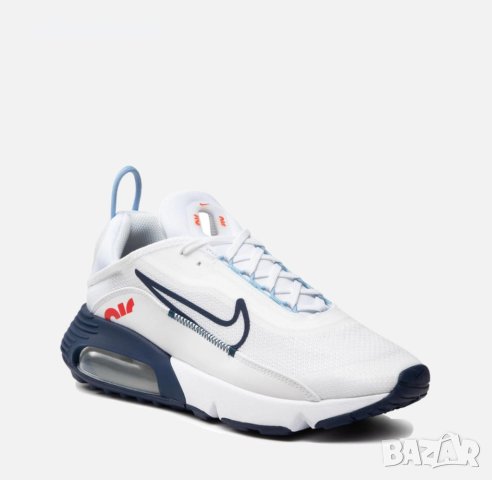 НАМАЛЕНИЕ !!! Мъжки маратонки Nike Air Max 2090 White/Blue DM2823-100 №46, снимка 3 - Маратонки - 41211624