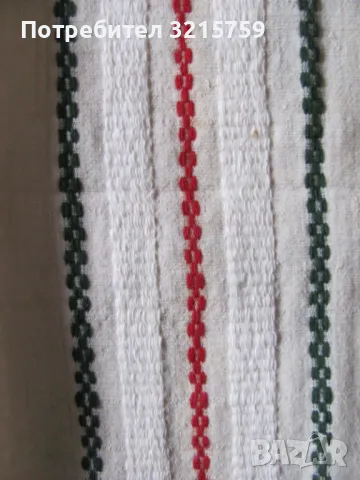 19в. кърпа ръчно тъкан памучен кенар, снимка 5 - Антикварни и старинни предмети - 49424160