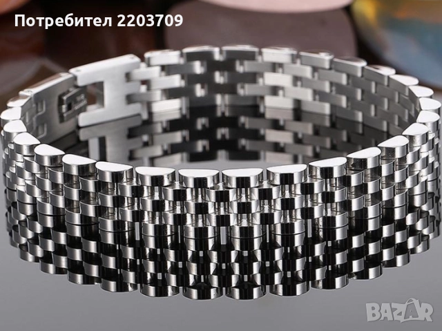 мъжка гривна, снимка 2 - Гривни - 52676840