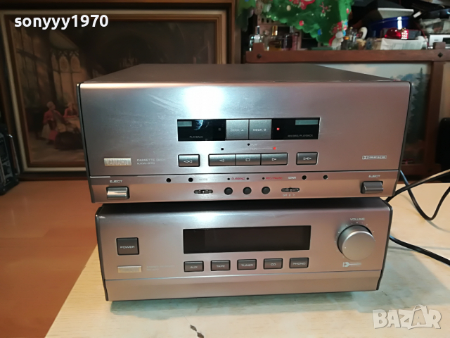 YAMAHA RECEIVER & YAMAHA DECK-SWISS 1604221752, снимка 2 - Аудиосистеми - 36476868