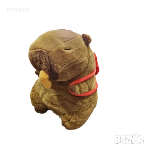 Играчка Капибара, Плюшено, Кафява, 30 см