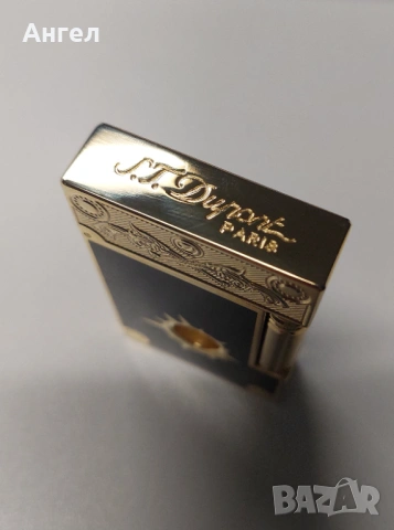 Луксозна метална запалка Dupont, снимка 4 - Запалки - 53466395