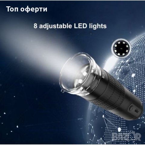 F290 Преносим WiFi цифров микроскоп запояване на платки 50*1000X, снимка 6 - Части и Платки - 44465811