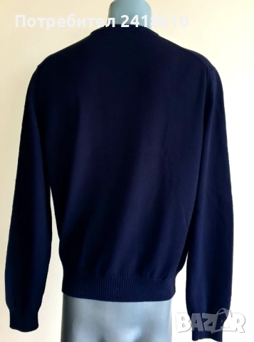 Versace  Cotton Knit Mens Size 50 /  L ОРИГИНАЛ! Мъжки Памучен Пуловер!, снимка 11 - Пуловери - 52577287