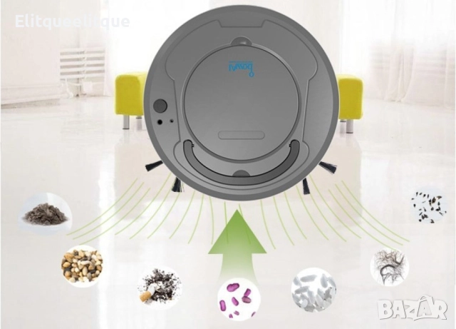 Прахосмукачка робот BowAI 3 в 1, моп и сензор за височина ROBOT8, снимка 4 - Прахосмукачки - 47560852