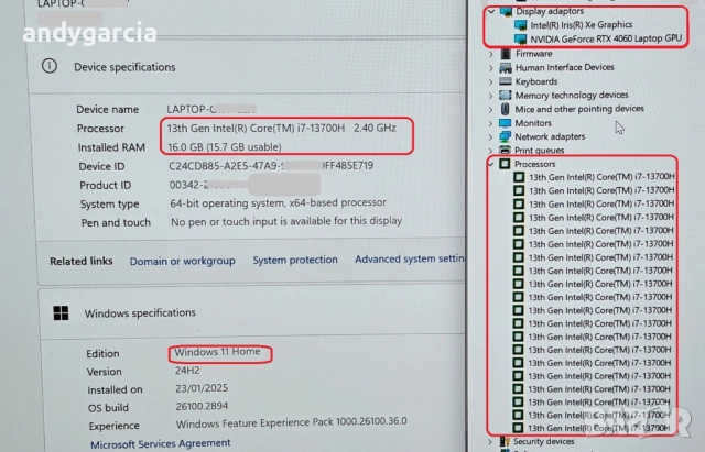  Core i7-13700H/NVidia RTX 4060 8GB/16GB RAM/512GB SSD/15.6 IPS FHD 144hz/ASUS TUF Gaming F15 , снимка 13 - Лаптопи за игри - 52512494