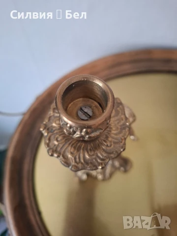 Свещник с фигура на херувим , снимка 9 - Антикварни и старинни предмети - 50926855