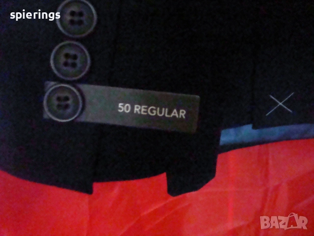 Тъмно син блейзър размер 50 Regular, снимка 5 - Сака - 51999936