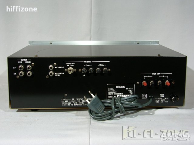ТУНЕР   Denon tu-400 , снимка 6 - Ресийвъри, усилватели, смесителни пултове - 34703774