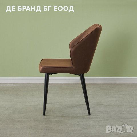 Висококачествени трапезни столове C-K-DC-0076BR, снимка 4 - Столове - 33775241
