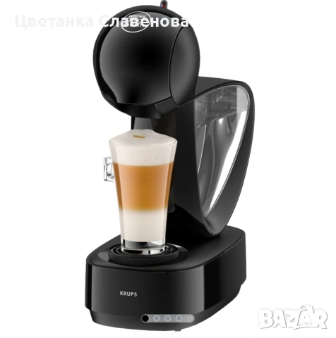 Кафемашина с капсули Krups - Infinissima, KP170810, 15bar, 1.2l, черна