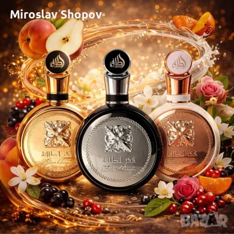Lattafa Fakhar Gift Set 3×50 мл – Луксозна арабска парфюмна колекция за него и нея, снимка 2 - Дамски парфюми - 56107844