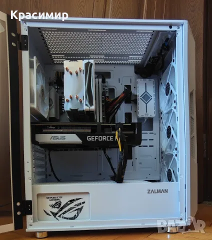 Геймърски компютър Ryzen 5600x, GeForce RTX 3060ti,32gb ddr4,960gb ssd, снимка 2 - Геймърски - 53140718