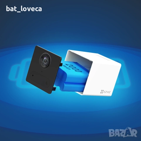 Нов EZVIZ CB2 Wi-Fi интелигентна домашна камера със батерия ЧЕРНА, снимка 3 - Камери - 53756899