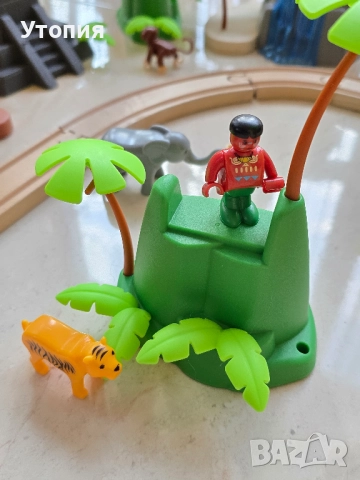 Дървена писта Playtive Jungle, снимка 3 - Коли, камиони, мотори, писти - 52554277