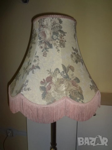 Лампион от Германия със стойка от месинг, снимка 10 - Лампиони - 52938995