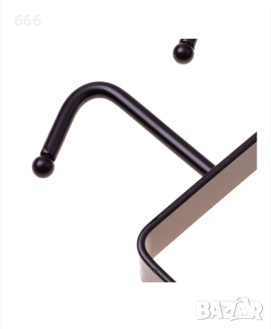 Метална поставка с кукички Tanie Kupowanie, За под шкаф, 27 см, снимка 4 - Декорация за дома - 52879498