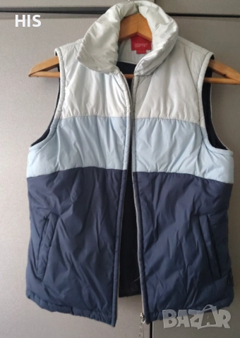 Детски елек Esprit, син, пухкав и мек, 10-11 год, снимка 8 - Детски якета и елеци - 52239921