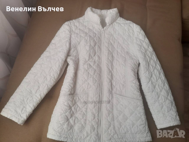 Дамско бяло яке размер S, снимка 2 - Якета - 53488753