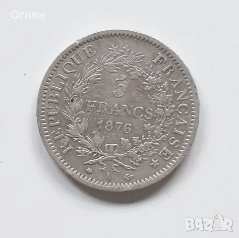 5 франка Франция 1876