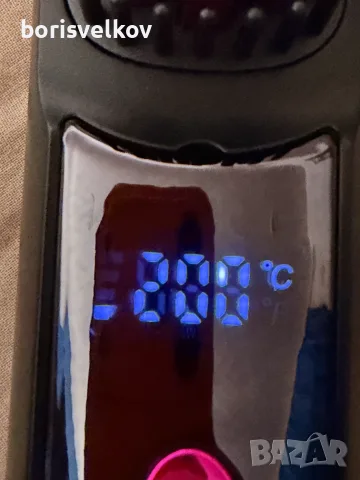 Четка за изправяне на коса Lime Fofen S9, черна, снимка 6 - Маши за коса - 56060597
