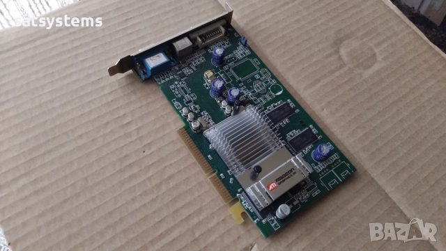 Видео карта ATi Radeon Sapphire 9600 Atlantis 256MB DDR 128bit AGP, снимка 4 - Видеокарти - 52029380