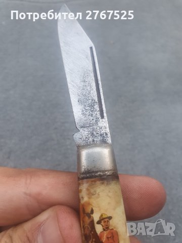 Английски джобен нож с канадски мотив на дръжката , снимка 3 - Ножове - 42181320
