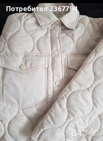 Ново късо бежово яке, снимка 5 - Якета - 42540387