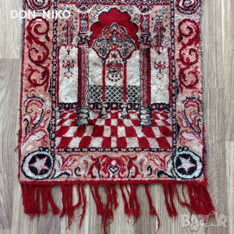 Османско Молитвенно Килимче, снимка 7 - Антикварни и старинни предмети - 41504957