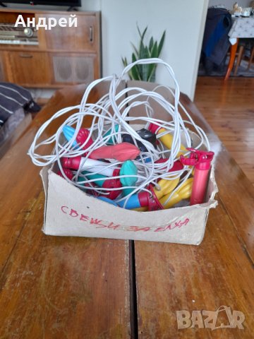 Стари лампи,лампички за елха #3, снимка 4 - Други ценни предмети - 44420989