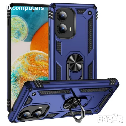 Motorola Edge (2024) 5G Удароустойчив Ring Holder Калъф и Протектор, снимка 3 - Калъфи, кейсове - 49920340