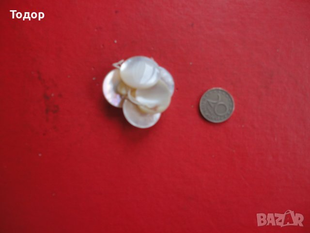 Старинни седефени копчета седефено копче, снимка 2 - Други - 41654145