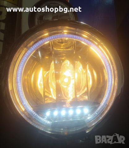 Халоген/ фар с LED габарит на светлина 12/24 V, снимка 2 - Аксесоари и консумативи - 34335937