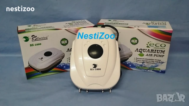 Компресори за Аквариуми с 1,2 и 4 ИЗХОДА