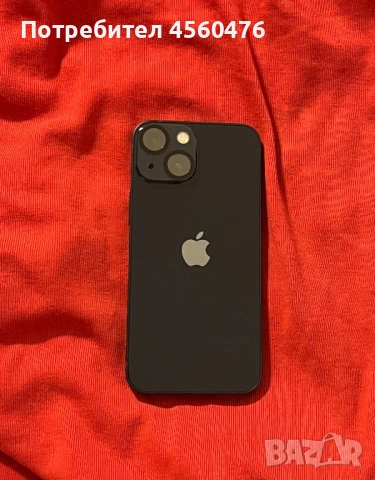 iPhone 13 mini 128 gbbmidnight КАТО НОВ+ MagSafe зарядно